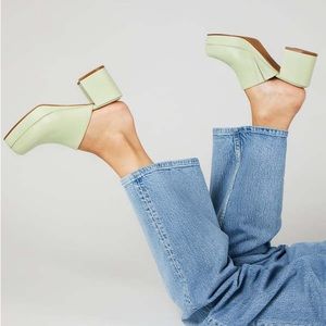 INTENTIONALLY BLANK Green Mules Modern Design